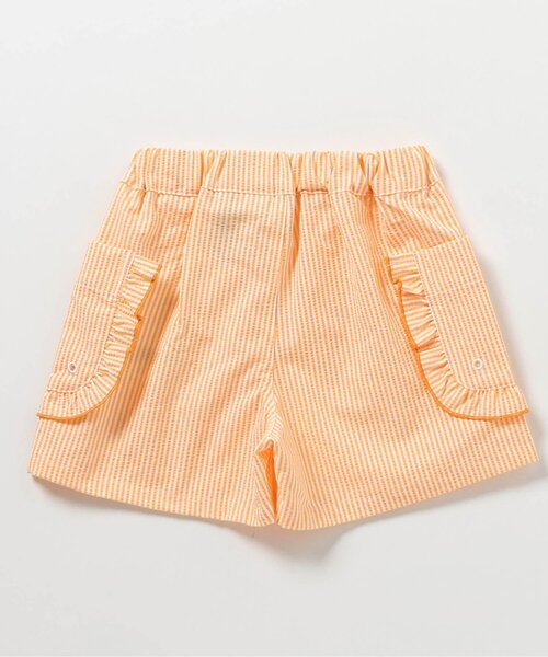 apres les cours(アプレレクール)の「【撥水加工】フリルポケット水陸両用ショートパンツ(その他パンツ・キッズ・オレンジ/レッド/ネイビー/サックスブルー・100/90/80/110/140/130/120)」の19枚目の写真