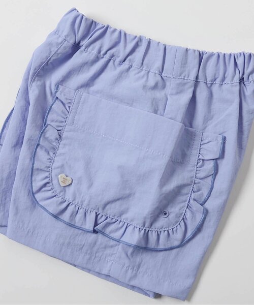apres les cours(アプレレクール)の「【撥水加工】フリルポケット水陸両用ショートパンツ(その他パンツ・キッズ・オレンジ/レッド/ネイビー/サックスブルー・100/90/80/110/140/130/120)」の5枚目の写真