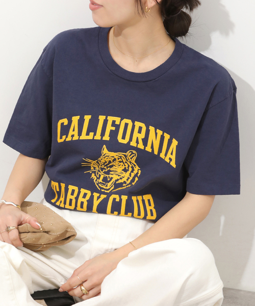 MIXTA（ミクスタ）の「別注【MIXTA/ミクスタ】Tシャツ（Tシャツ/カットソー・レディース・ネイビー/アイボリー/ブラック系その他・MEDIUM）」の3枚目の写真