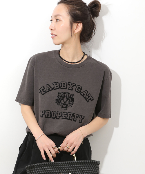 MIXTA（ミクスタ）の「別注【MIXTA/ミクスタ】Tシャツ（Tシャツ/カットソー・レディース・ネイビー/アイボリー/ブラック系その他・MEDIUM）」の4枚目の写真