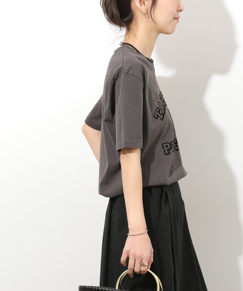 MIXTA（ミクスタ）の「別注【MIXTA/ミクスタ】Tシャツ（Tシャツ/カットソー・レディース・ネイビー/アイボリー/ブラック系その他・MEDIUM）」の6枚目の写真