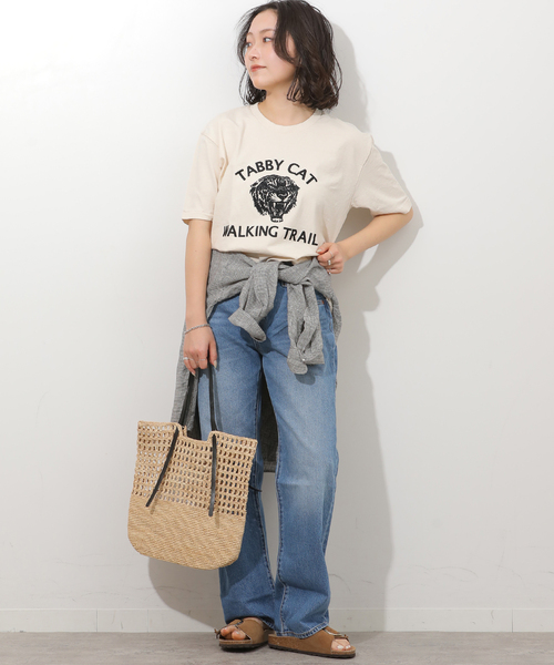 MIXTA（ミクスタ）の「別注【MIXTA/ミクスタ】Tシャツ（Tシャツ/カットソー・レディース・ネイビー/アイボリー/ブラック系その他・MEDIUM）」の8枚目の写真