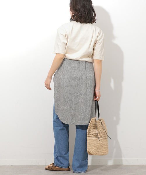 MIXTA（ミクスタ）の「別注【MIXTA/ミクスタ】Tシャツ（Tシャツ/カットソー・レディース・ネイビー/アイボリー/ブラック系その他・MEDIUM）」の10枚目の写真