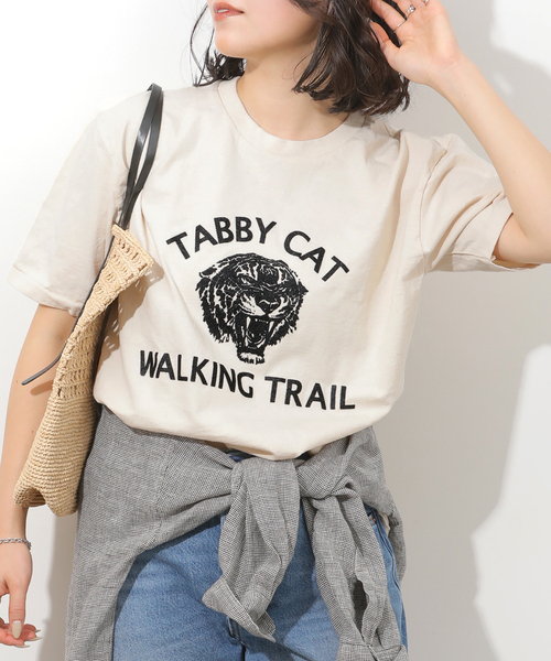 MIXTA（ミクスタ）の「別注【MIXTA/ミクスタ】Tシャツ（Tシャツ/カットソー・レディース・ネイビー/アイボリー/ブラック系その他・MEDIUM）」の11枚目の写真