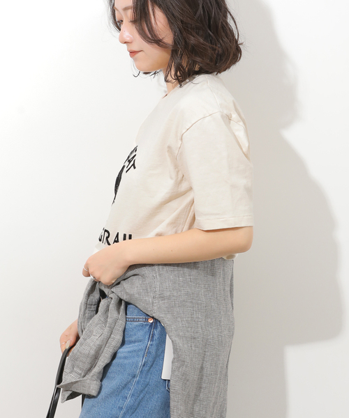 MIXTA（ミクスタ）の「別注【MIXTA/ミクスタ】Tシャツ（Tシャツ/カットソー・レディース・ネイビー/アイボリー/ブラック系その他・MEDIUM）」の12枚目の写真