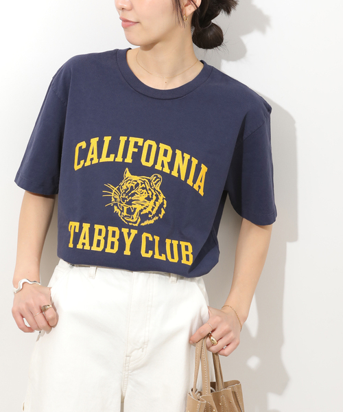 MIXTA(ミクスタ)の「別注【MIXTA/ミクスタ】Tシャツ(Tシャツ/カットソー・レディース・ネイビー/アイボリー/ブラック系その他・MEDIUM)」の9枚目の写真