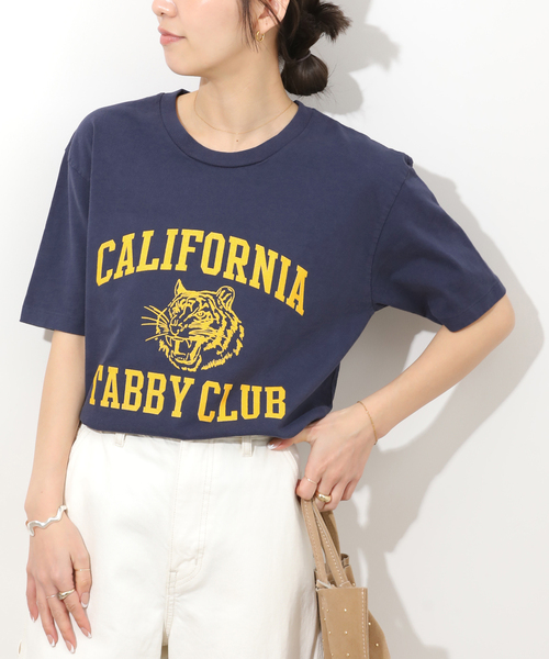 MIXTA(ミクスタ)の「別注【MIXTA/ミクスタ】Tシャツ(Tシャツ/カットソー・レディース・ネイビー/アイボリー/ブラック系その他・MEDIUM)」の10枚目の写真