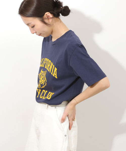 MIXTA(ミクスタ)の「別注【MIXTA/ミクスタ】Tシャツ(Tシャツ/カットソー・レディース・ネイビー/アイボリー/ブラック系その他・MEDIUM)」の11枚目の写真
