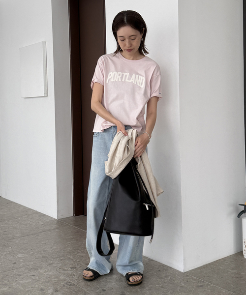SLOBE IENA（スローブイエナ）の「《一部店舗限定》VOICE MADE ボンサック（ショルダーバッグ・レディース・ブラック/ベージュ・FREE）」の7枚目の写真