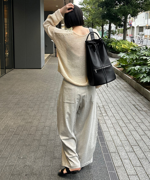 SLOBE IENA（スローブイエナ）の「《一部店舗限定》VOICE MADE ボンサック（ショルダーバッグ・レディース・ブラック/ベージュ・FREE）」の11枚目の写真