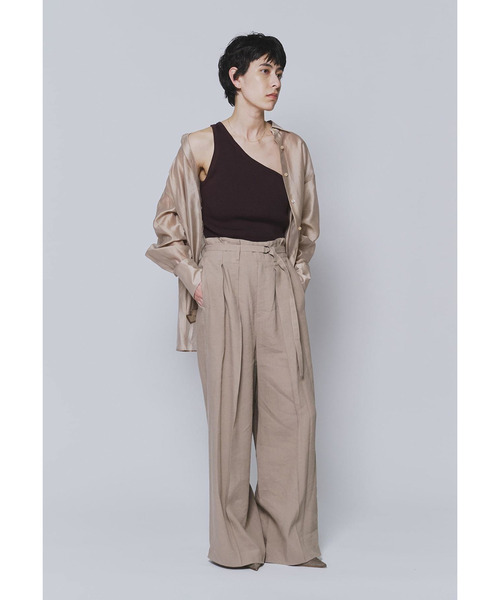 1er Arrondissement(プルミエアロンディスモン)の「ワンショルダーニット(ニット/セーター・レディース・ブラック系その他3/ブラウン系その他5・FREE)」の6枚目の写真