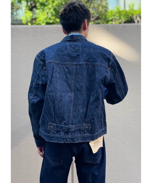 orSlow(オアスロウ)の「orSlow/オアスロウ TYPE1 40’s PLEATED FRONT BLOUSE ONE WASH(デニムジャケット・メンズ・ワンウォッシュ・3/4)」の5枚目の写真
