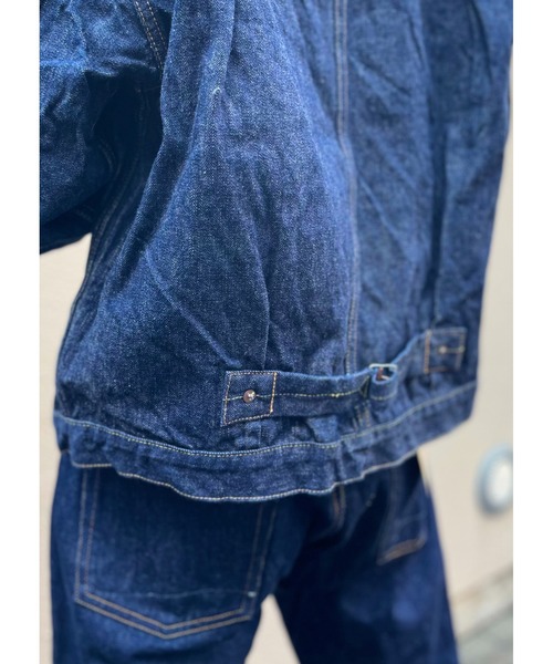 orSlow(オアスロウ)の「orSlow/オアスロウ TYPE1 40’s PLEATED FRONT BLOUSE ONE WASH(デニムジャケット・メンズ・ワンウォッシュ・3/4)」の8枚目の写真