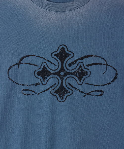 MAISON MINED(メゾンミネド)の「CELTIC CROSS LONG SLEEVE BLUE(Tシャツ/カットソー・メンズ・その他・SMALL/MEDIUM/LARGE)」の9枚目の写真