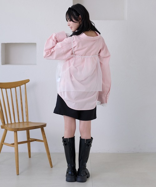 kutir(クティール)の「アソートフリルリボンシアービスチェ(その他トップス・レディース・パープル/ホワイト/ブラック/アイボリー・FREE)」の12枚目の写真