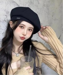 tunee（チュニー）の「韓国 レディース ベレー帽(BDS)（ハンチング/ベレー帽）」
