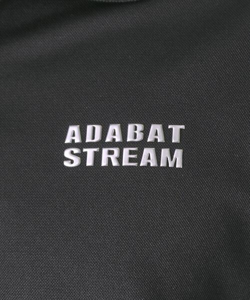 ADABAT STREAM（アダバットストリーム）の「【吸水速乾】UVカノコ半袖ポロシャツ（ポロシャツ・メンズ・ブラック/ホワイト・46/48/50/52）」の15枚目の写真