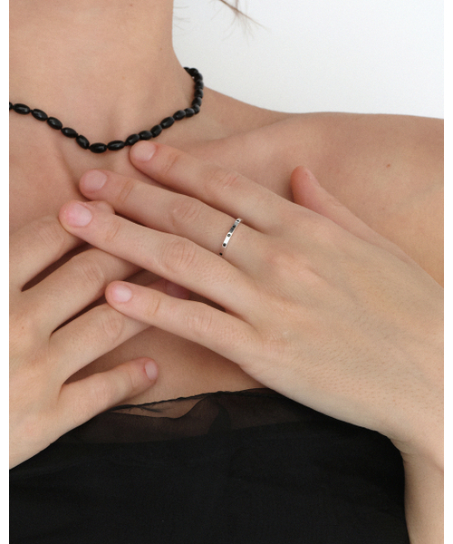 ANOTHERLAYER（アナザーレイヤー）の「Spinel Dots Ring (silver925)（リング・レディース・シルバー・15 /13/11）」の2枚目の写真