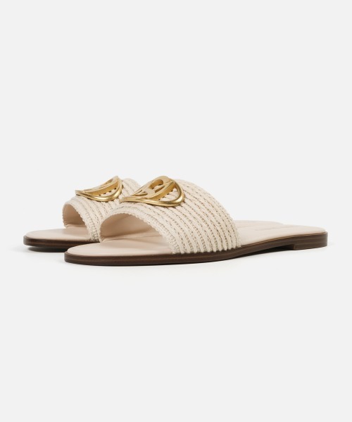 STEVE MADDEN(スティーブマデン)の「オーバルロゴモチーフフラットサンダル/S.MADDEN KORA 2.0-XS(サンダル・レディース・ブラウン/アイボリー・23.5-24/23.5cm/23.0cm/22.5cm/24.5cm/24.0cm)」の13枚目の写真