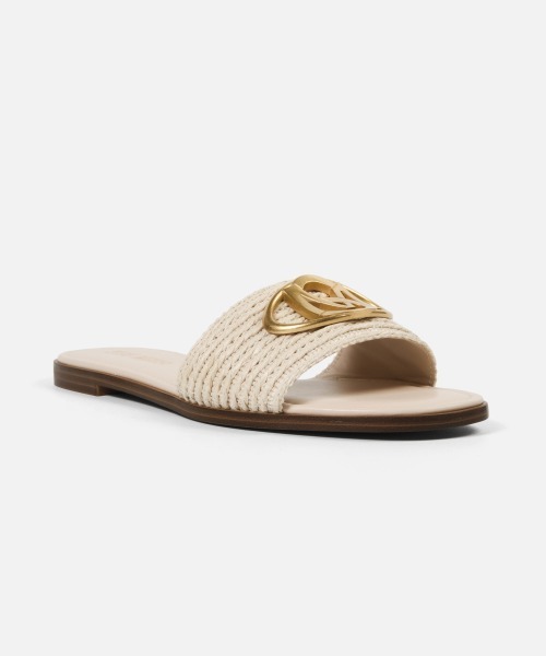 STEVE MADDEN(スティーブマデン)の「オーバルロゴモチーフフラットサンダル/S.MADDEN KORA 2.0-XS(サンダル・レディース・ブラウン/アイボリー・23.5-24/23.5cm/23.0cm/22.5cm/24.5cm/24.0cm)」の14枚目の写真