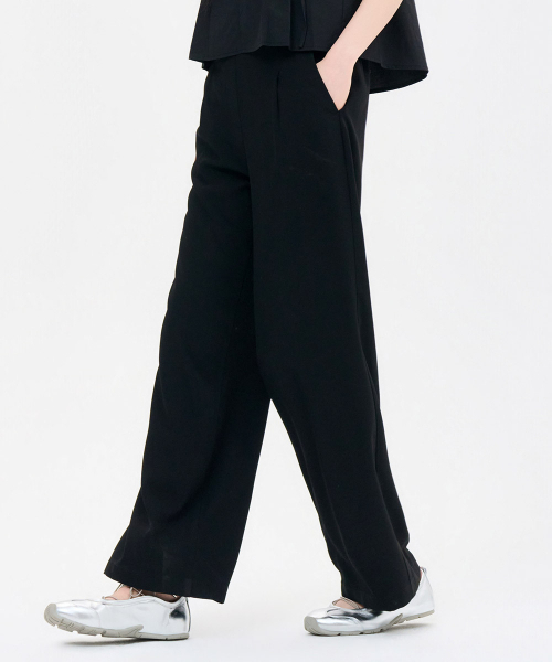 CHASECULT（チェイスカルト）の「女性クーリングワイドスラックス-FBRG2271C03（その他パンツ・レディース・ブラック・67/70/76）」の3枚目の写真