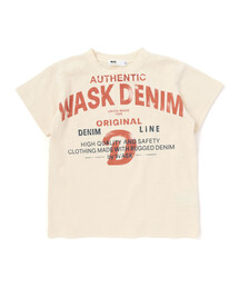 WASK（ワスク）の「カスレロゴ・スラブTシャツ(100~160cm)（Tシャツ/カットソー）」