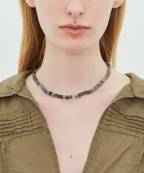 TOMORROWLAND (トゥモローランド)の「STEEN Heart Jade ネックレス(ネックレス・レディース・その他1・FREE)」の2枚目の写真