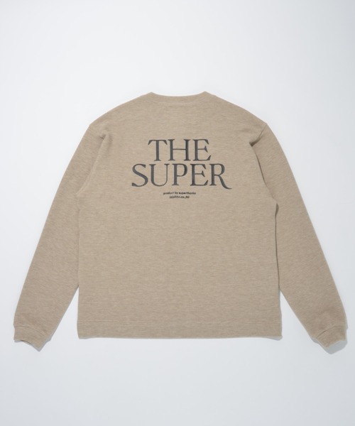 SUPERTHANKS(スーパーサンクス)の「バックプリント ヘンリーネックロングスリーブ Waffle henley neck L/S T-shirt (back print)(Tシャツ/カットソー・メンズ・グレー/ピンク/ベージュ/ブラック・L/S/M)」の4枚目の写真