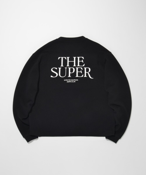 SUPERTHANKS(スーパーサンクス)の「バックプリント ヘンリーネックロングスリーブ Waffle henley neck L/S T-shirt (back print)(Tシャツ/カットソー・メンズ・グレー/ピンク/ベージュ/ブラック・L/S/M)」の3枚目の写真