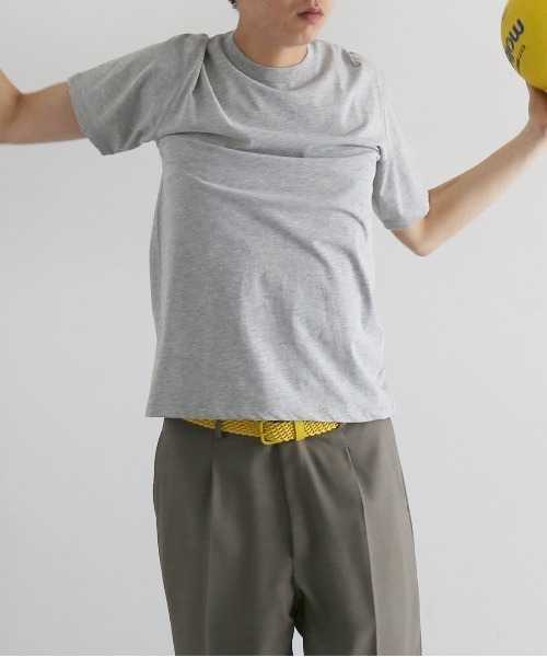 KAIKO(カイコー)の「KAIKO C neck t-shirt(Tシャツ/カットソー・メンズ・トップグレー・3/2/1)」の1枚目の写真