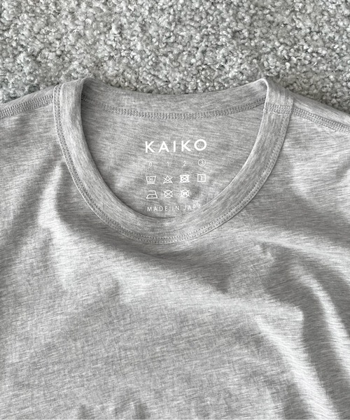 KAIKO(カイコー)の「KAIKO C neck t-shirt(Tシャツ/カットソー・メンズ・トップグレー・3/2/1)」の7枚目の写真
