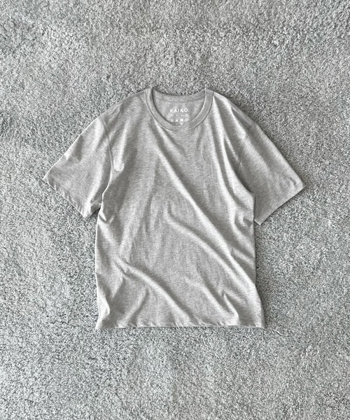 KAIKO(カイコー)の「KAIKO C neck t-shirt(Tシャツ/カットソー・メンズ・トップグレー・3/2/1)」の6枚目の写真