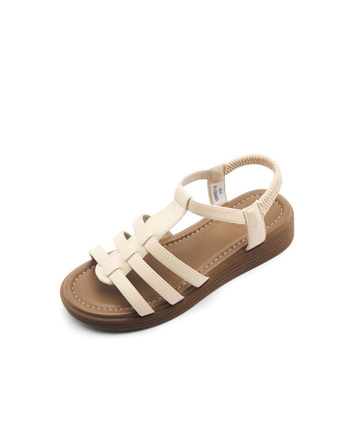 SPUR（シュプール）の「ディオサフラットフォームサンダル3cm -US9007 (2カラー)（サンダル・レディース・アイボリー/ブラック・23.5cm/23cm/24.5cm/24cm/25cm）」の2枚目の写真