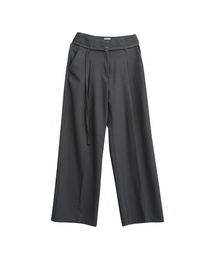 Tie detail wide pants_3 Colors