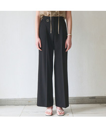 Tie detail wide pants_3 Colors