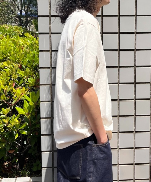 BEN DAVIS(ベンデイビス)の「WEGO/【WEB限定】BENDAVIS デニムポケットT(Tシャツ/カットソー・メンズ・ホワイト/オフホワイト/ブラック・MEDIUM/LARGE)」の18枚目の写真