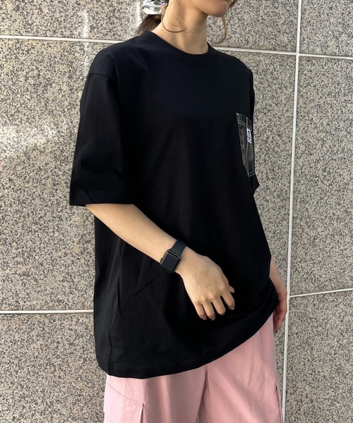 BEN DAVIS(ベンデイビス)の「WEGO/【WEB限定】BENDAVIS デニムポケットT(Tシャツ/カットソー・メンズ・ホワイト/オフホワイト/ブラック・MEDIUM/LARGE)」の5枚目の写真