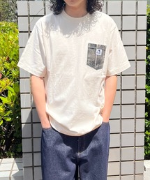 WEGO/【WEB限定】BENDAVIS デニムポケットT