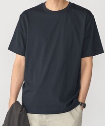 SHIPS:〈汗染軽減 / 吸水速乾/ 接触冷感/ UVカット〉ステイン コントロール ファンクション Tシャツ
