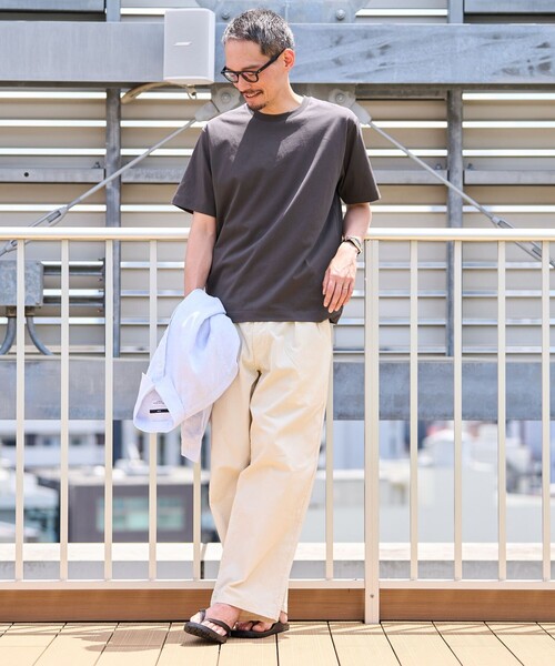 SHIPS(シップス)の「SHIPS:〈汗染軽減 / 吸水速乾/ 接触冷感/ UVカット〉ステイン コントロール ファンクション Tシャツ(Tシャツ/カットソー・メンズ・ホワイト/ダークグレー/ネイビー/ライトブルー・SMALL/MEDIUM/LARGE/X-LARGE)」の5枚目の写真