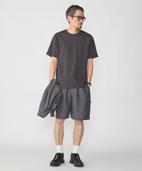 SHIPS(シップス)の「SHIPS:〈汗染軽減 / 吸水速乾/ 接触冷感/ UVカット〉ステイン コントロール ファンクション Tシャツ(Tシャツ/カットソー・メンズ・ホワイト/ダークグレー/ネイビー/ライトブルー・SMALL/MEDIUM/LARGE/X-LARGE)」の6枚目の写真