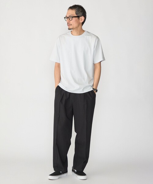 SHIPS(シップス)の「SHIPS:〈汗染軽減 / 吸水速乾/ 接触冷感/ UVカット〉ステイン コントロール ファンクション Tシャツ(Tシャツ/カットソー・メンズ・ホワイト/ダークグレー/ネイビー/ライトブルー・SMALL/MEDIUM/LARGE/X-LARGE)」の8枚目の写真