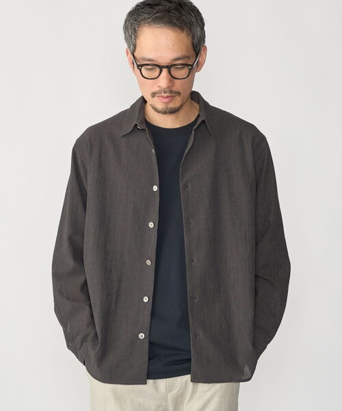 SHIPS(シップス)の「SHIPS:〈汗染軽減 / 吸水速乾/ 接触冷感/ UVカット〉ステイン コントロール ファンクション Tシャツ(Tシャツ/カットソー・メンズ・ホワイト/ダークグレー/ネイビー/ライトブルー・SMALL/MEDIUM/LARGE/X-LARGE)」の15枚目の写真