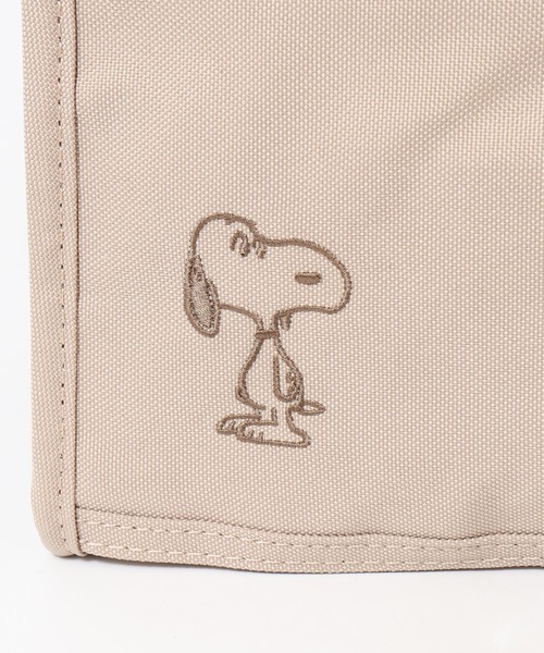 SNOOPY(スヌーピー)の「SNOOPY スヌーピー ボストンバッグ キャリーオンバッグ R-PET(ボストンバッグ・レディース・ネイビー/ベージュ/ダークグレー・FREE)」の12枚目の写真
