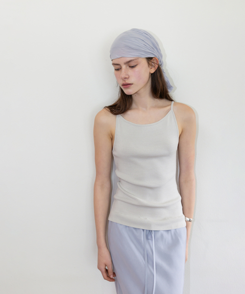 THE LILLE(ザ リル)の「We Summer Knit Sleeveless_Light gray(Tシャツ/カットソー・レディース・その他・FREE)」の1枚目の写真