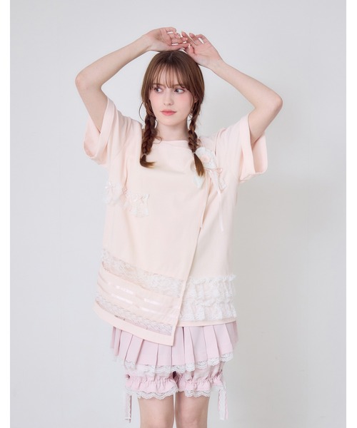 Lolime by mellfy memory(ロリミー バイ メルフィーメモリー)の「pleated pumpkin shorts(その他パンツ・レディース・ブルー/ピンク・M/LL)」の9枚目の写真