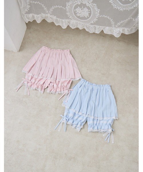 Lolime by mellfy memory(ロリミー バイ メルフィーメモリー)の「pleated pumpkin shorts(その他パンツ・レディース・ブルー/ピンク・M/LL)」の13枚目の写真