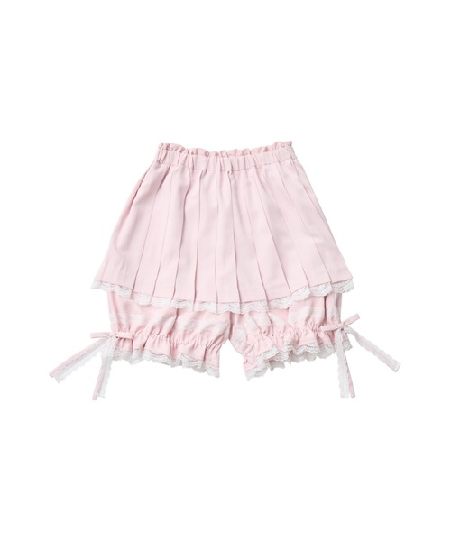 Lolime by mellfy memory(ロリミー バイ メルフィーメモリー)の「pleated pumpkin shorts(その他パンツ・レディース・ブルー/ピンク・M/LL)」の6枚目の写真