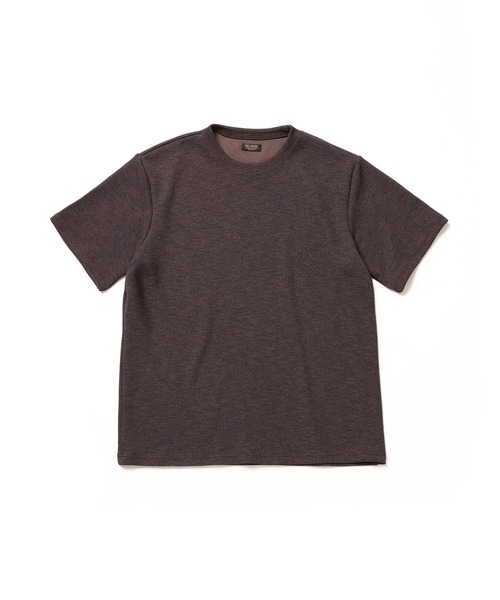 MR.OLIVE(ミスターオリーブ)の「【MR.OLIVE】POLYESTER HEMP JERSEY /CREW NECK T-SHIRT(Tシャツ/カットソー・メンズ・ブラウン/ナチュラル/ブラック・M/L)」の7枚目の写真
