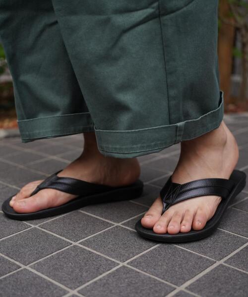 schott(ショット)の「Schott×OKABASHI/ショット×オカバシ/Voyager/ボイジャー サンダル(サンダル・メンズ・ブラック・10/9)」の3枚目の写真